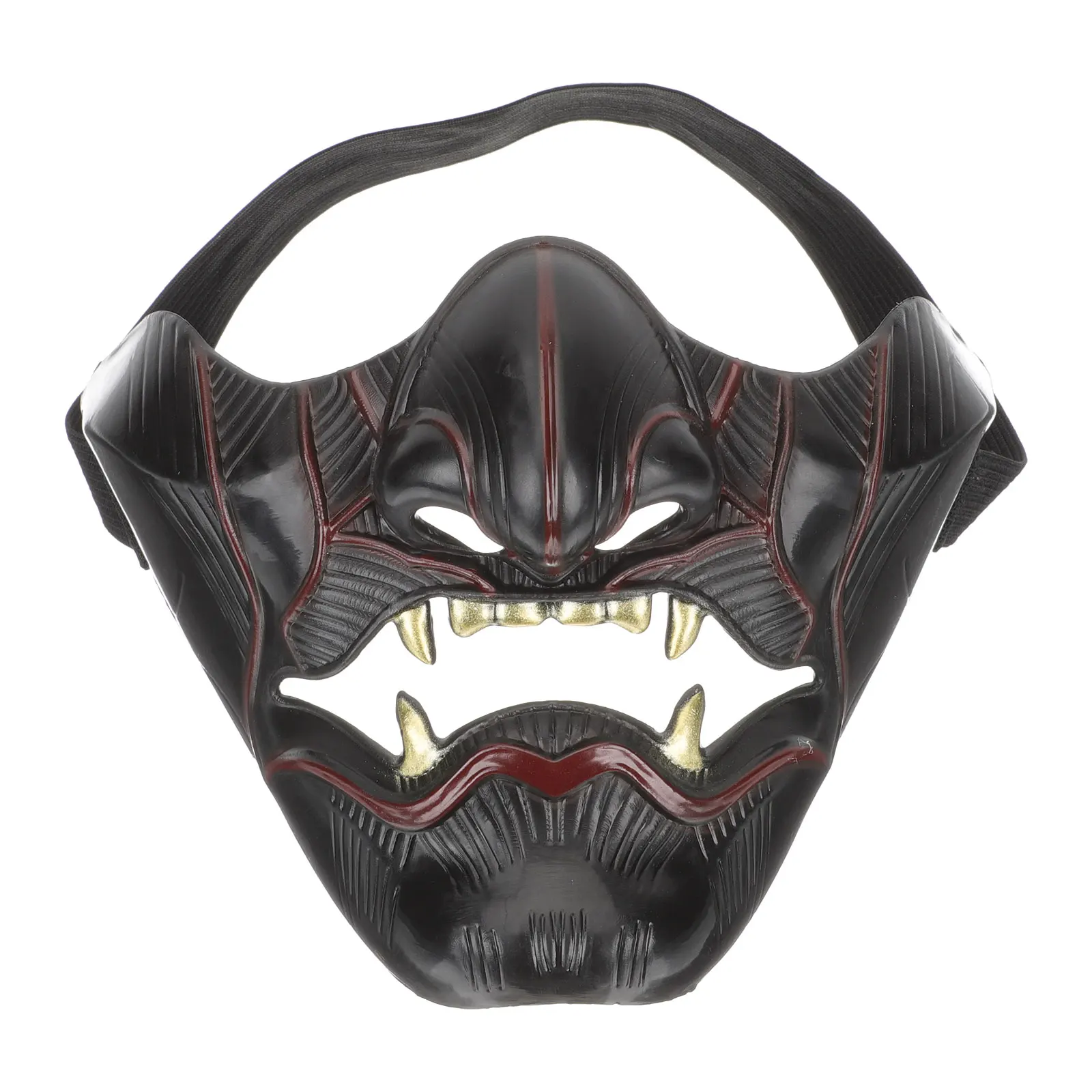 Halloween Mask Half-face Ghost Cos God Tengu Man Wolf Mask Performance Skull Masks Gifts Costume Mask Party Props