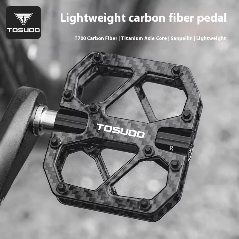 

TOSUOD Bicycle Pedals Ultralight MTB Road Pedals Bicycle MTB Accessories Foot Anti-skid Pedals Standard Universal Для Велосипеда