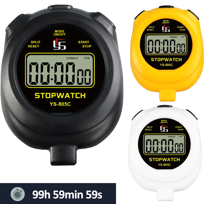 Multifunctional Stopwatch Chronometer Handheld Pocket Stopwatch 0.01s Accuracy Digital Sport Stopwatch LCD Timer Stopwatch Timer