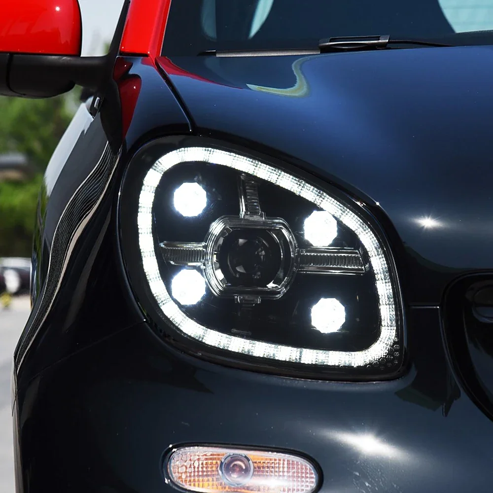 Auto Headlight Assembly For Benz Smart W451 W453 W452 2015-2019 Upgrade Car LED Matrix Projector Lens Plug and Play Accessories