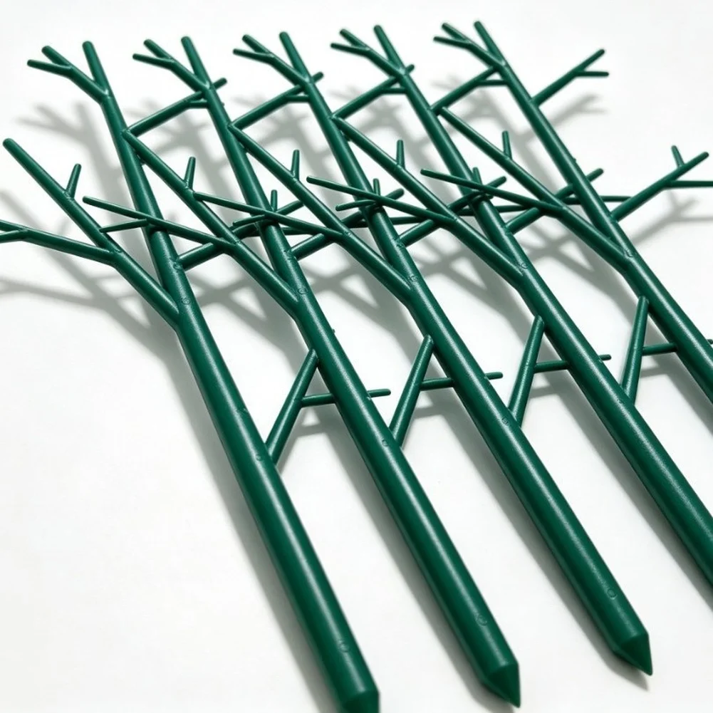 20pcs Plastic Vertical Growth Stakes for Managing Vine Density and Airflow Around For Climbing Roses and Fruit-bearing Plants