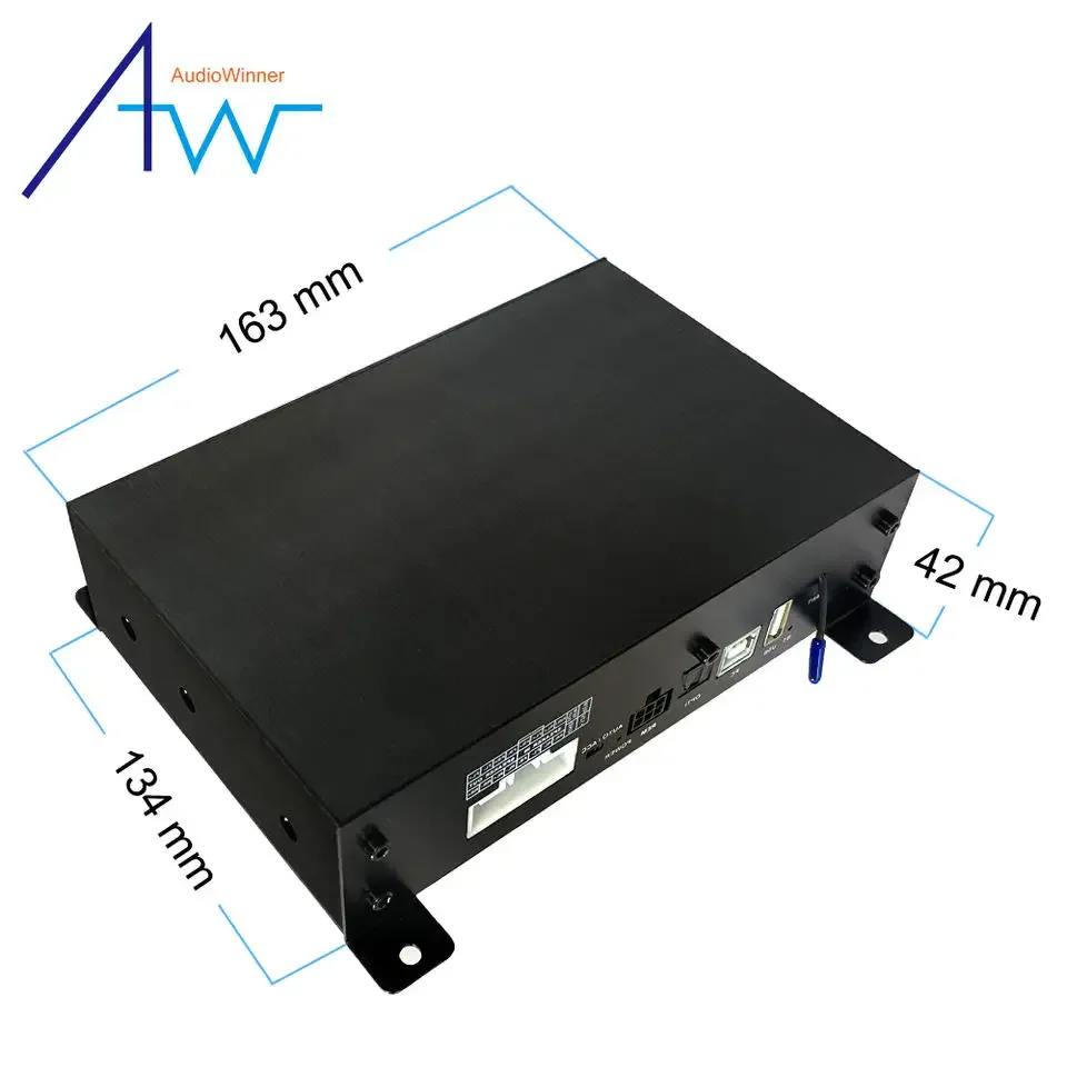 AudioWinner E46.4A  ODM/OEM New Product 4 Channel Mini Size Car d Class 31 Band EQ Car Android IOS APP Dsp Digital Processor Amp