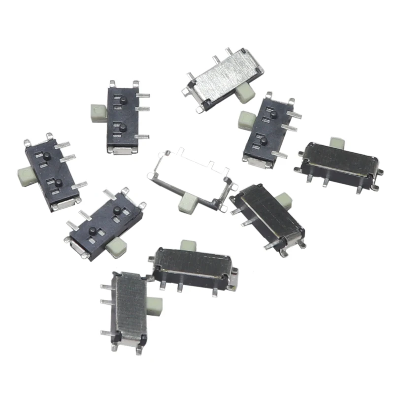 【200-50PCS】mini smd smt MSK-12C02 TOGGLE switch 7pin 1P2T on/OFF Slide Switches FOR MP3 MP4