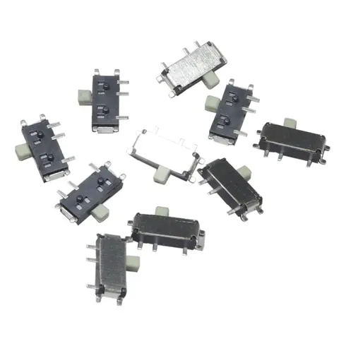 20-Pack MSK-12C02 7-Pin SMD Micro Toggle Switch – Mini Power Switch For PCB Mounting