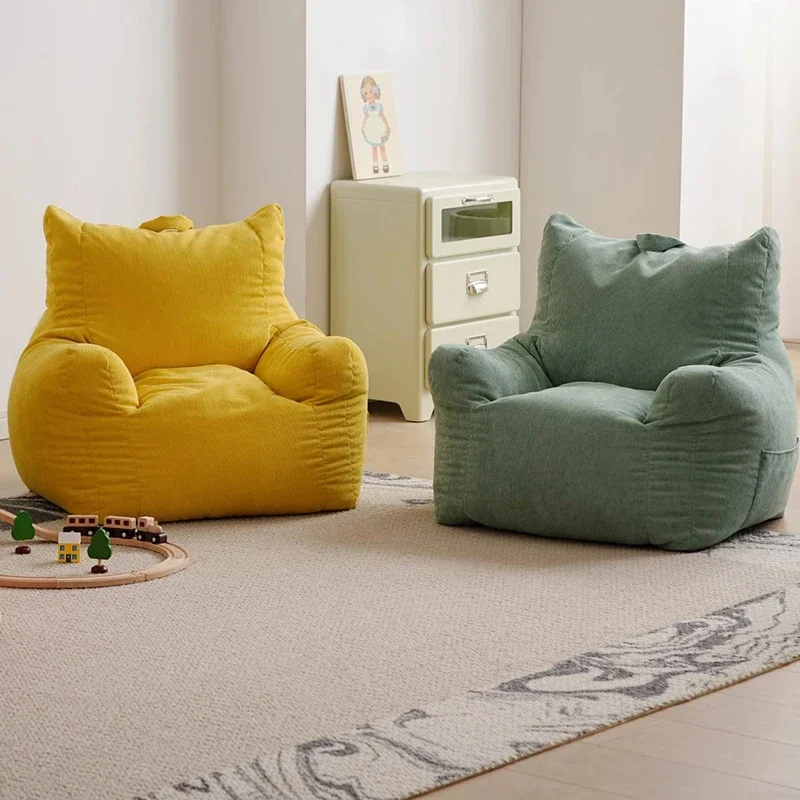 Malas anak anak anak-anak desain Sofa tiup kursi berlengan furnitur Pouf anak perempuan Sofa bersantai Canape Enfants tempat tidur Transformer JGY