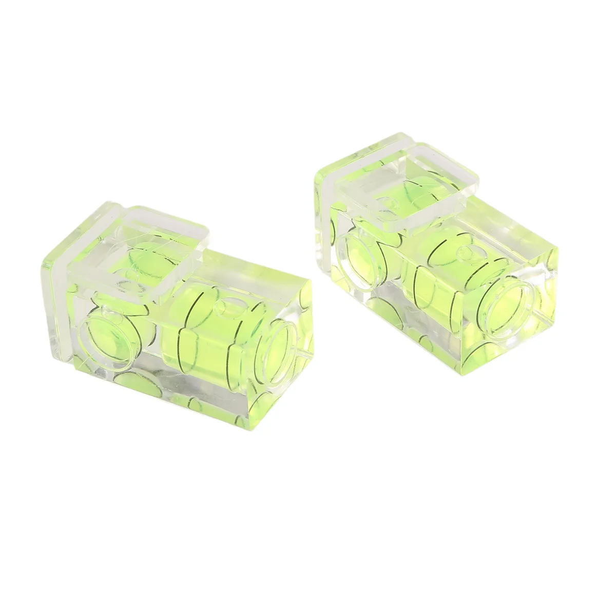 ABKM 2 PCS Hot Shoe Bubble Level Camera Two Axis Spirit Level for Digital and Film Camera