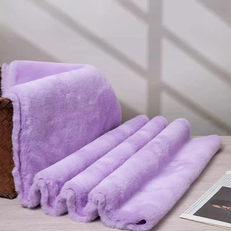 12mm Imitation Rabbit Fur Short Plush Fabric for Thickened Counter Clothing Background Fabrics Diy Sewing Material Cloth