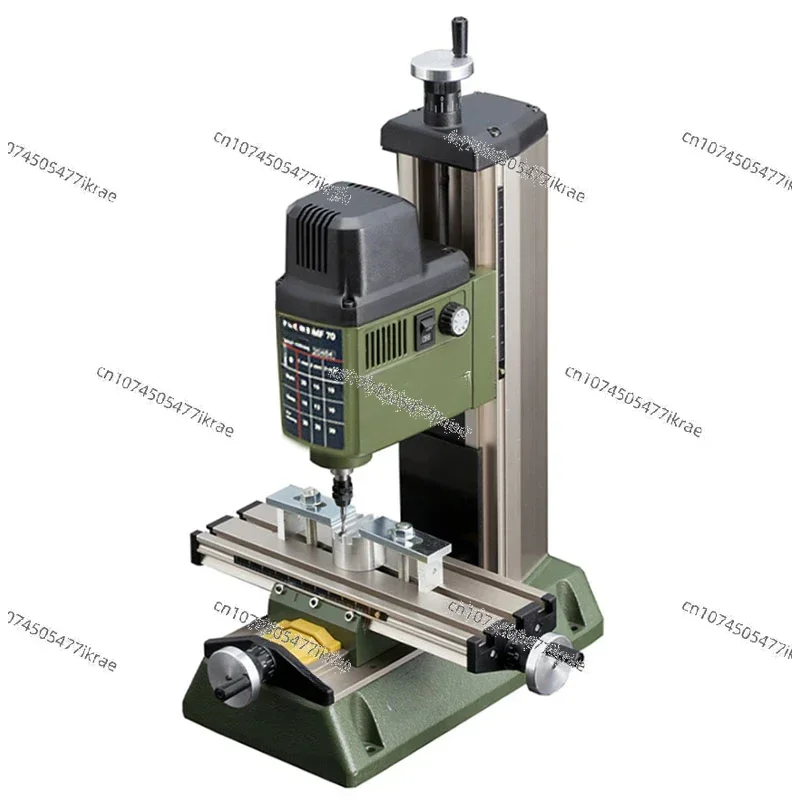 

Milling Machine MF70 Bench Driller Woodworking Lathe with Optional Dividing Head Chuck Tungsten Steel Cutter Bits Vise