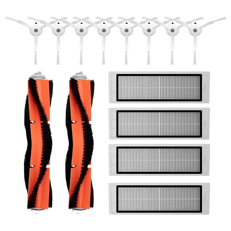 For Xiaomi 1S, Rockrobo Vacuum V1, S4 S5 S6, SDJQR01RR, SDJQR02RR Vacuum Parts Main Side Brush Hepa Filter