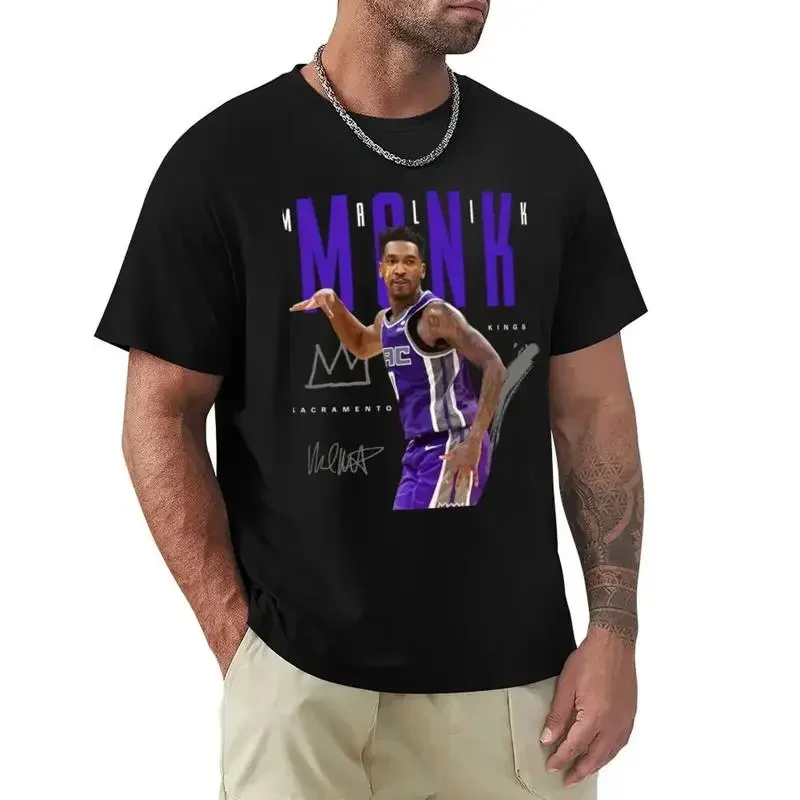 Malik Monk T Shirt Vintage Sports Fans Workout For Men