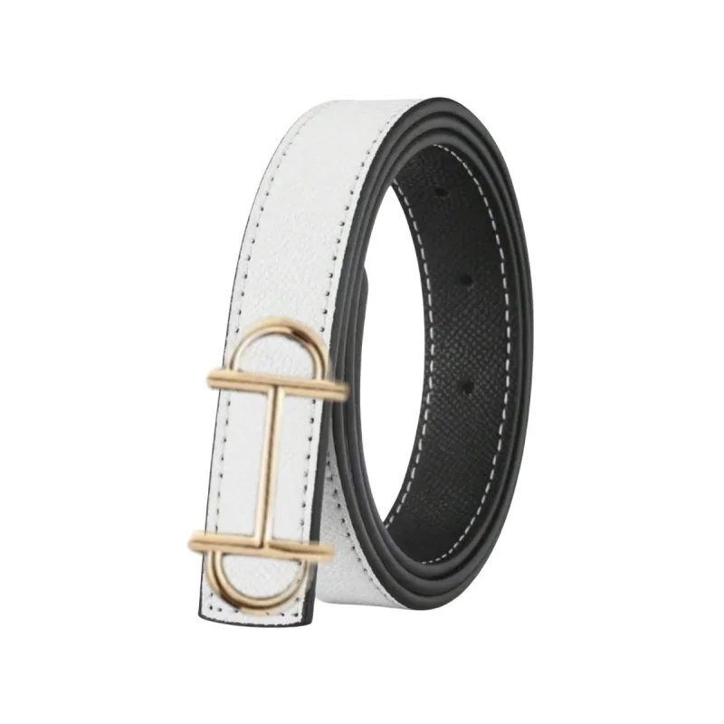 النساء خمر خياطة حزام جلد 2.8 سنتيمتر سليم جلد البقر الحقيقي للجينز عادية ريترو مشبك قابل للتعديل ، 100 سنتيمتر Ins حزام الموضة #3