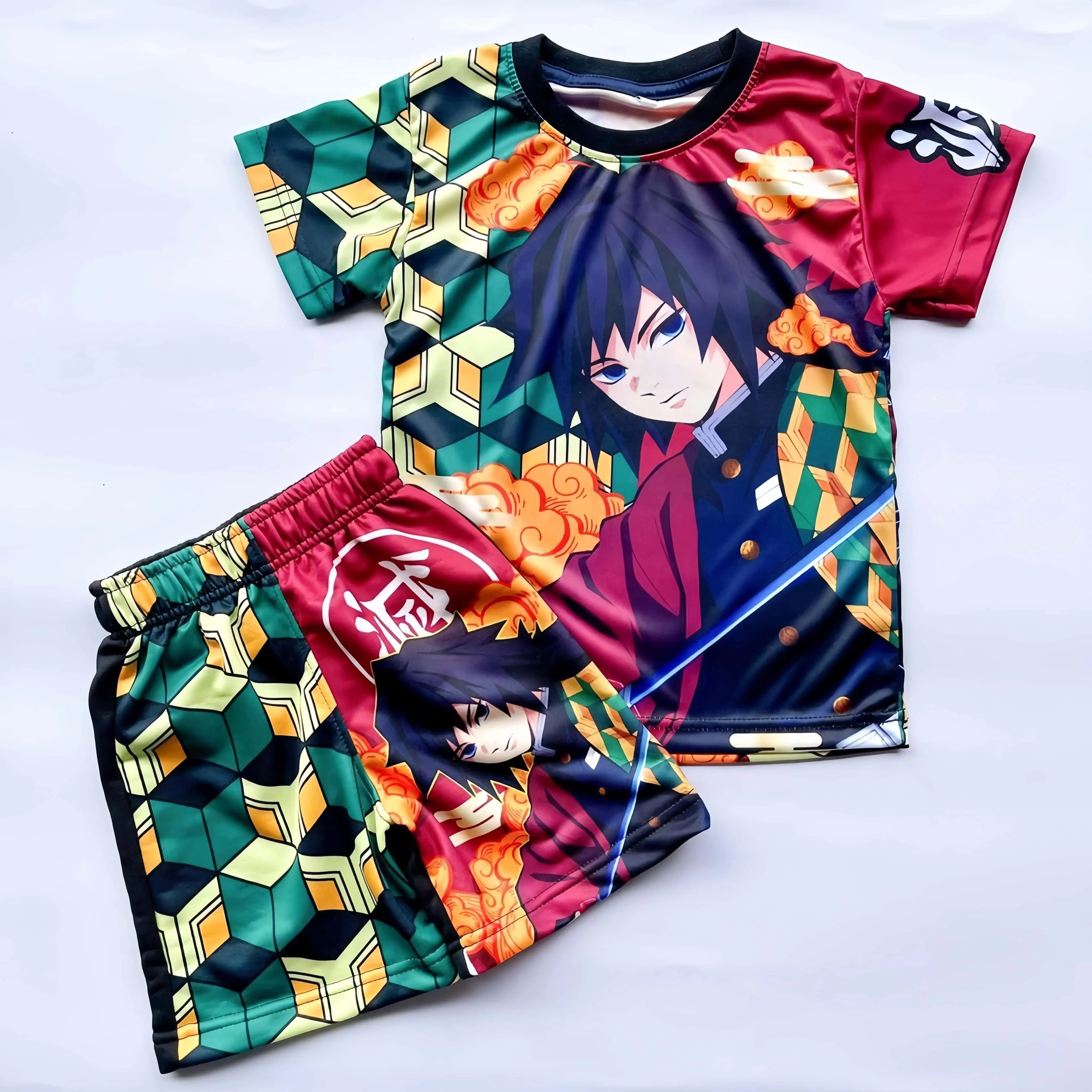 Demon Slayer Multi-character, Multi-style 3D Printed Pajamas and Loungewear for Kids and Adults, Family Outing Eye-catching view 3
