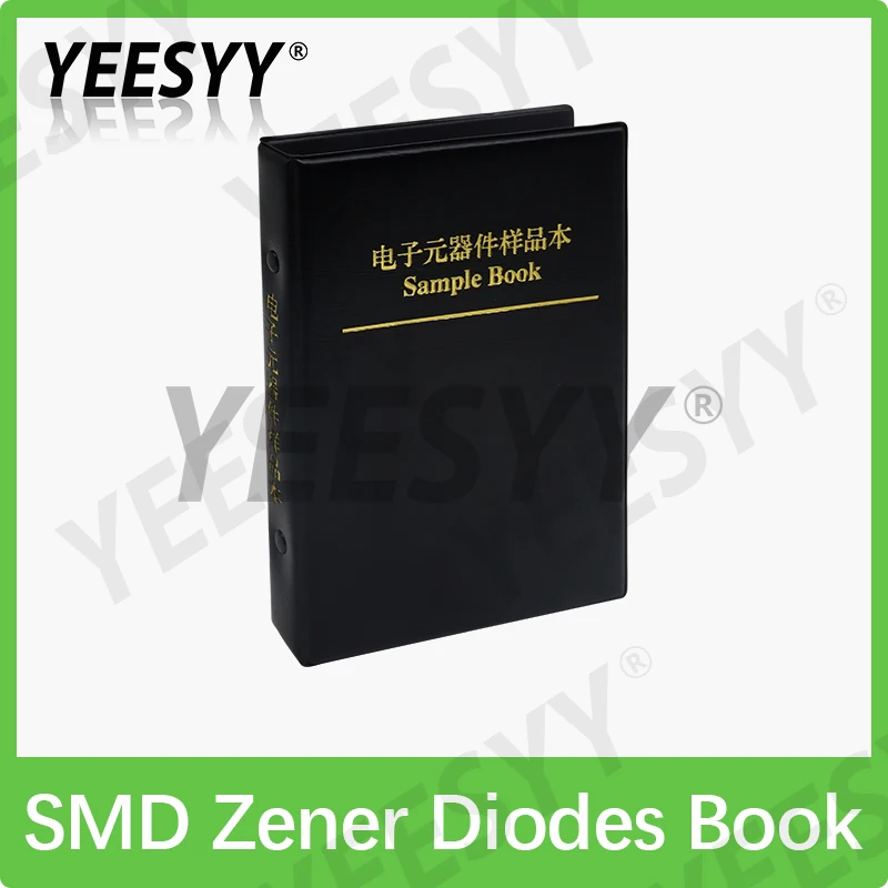 SMD Zener Diode Sample Book SOD-323 0805 SOD-123 1206 2.4V - 30V 28Values 0.5W 1/2W Package Series Assorted Kit