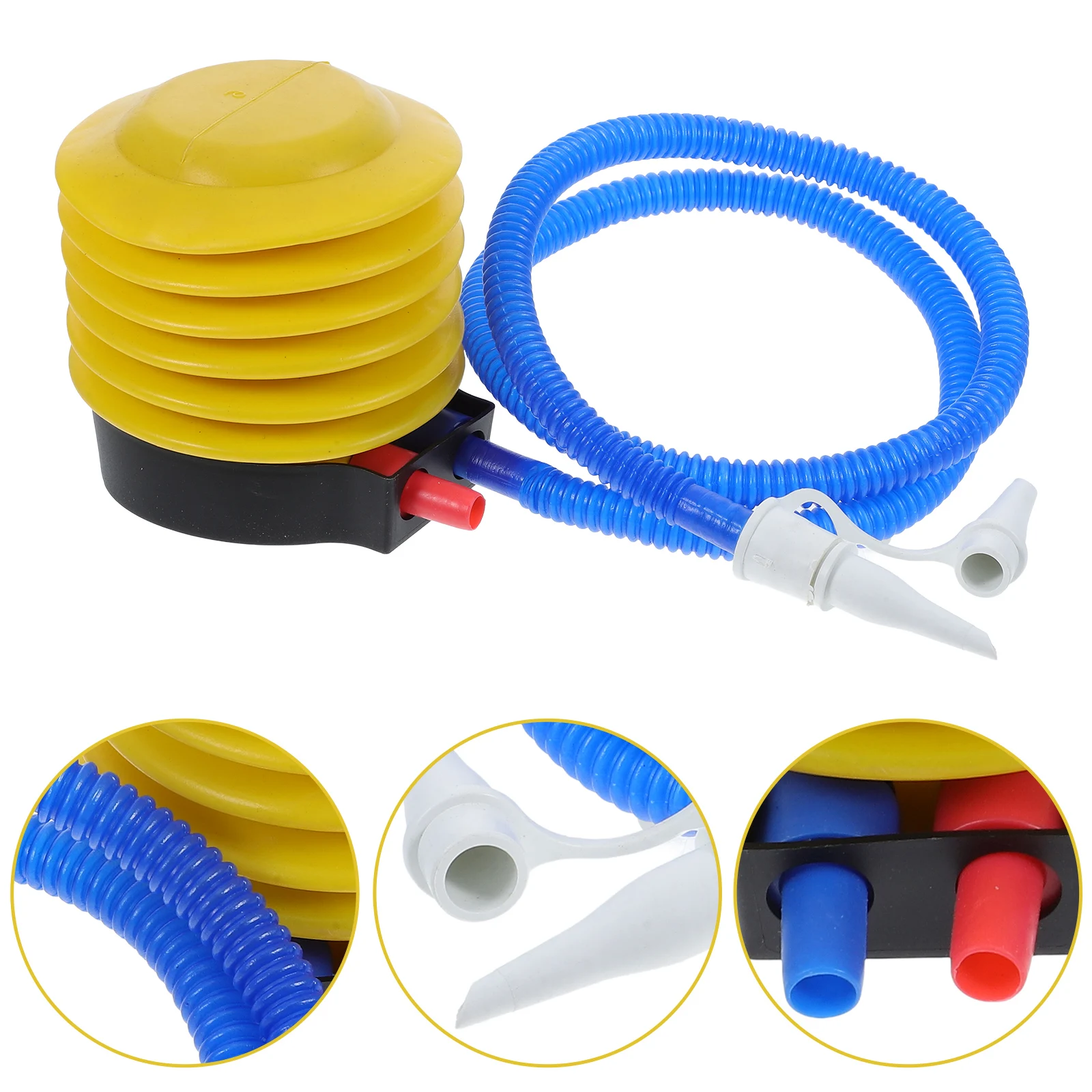 

Foot-operated Air Pump Plastic Inflator Balloon Tool Lightweight Portable Inflate Balloons Cushions Yoga Ball Camping Hiking
