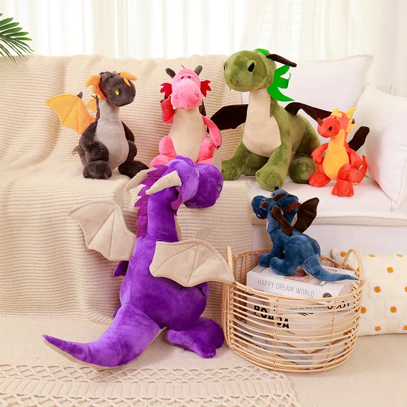 

New Cartoon Simulation Lifelike Dinosaur Plush Toy Stuffed Animal Pterosaur Plushies Doll Cute Anime Soft Kids Toys for Boys