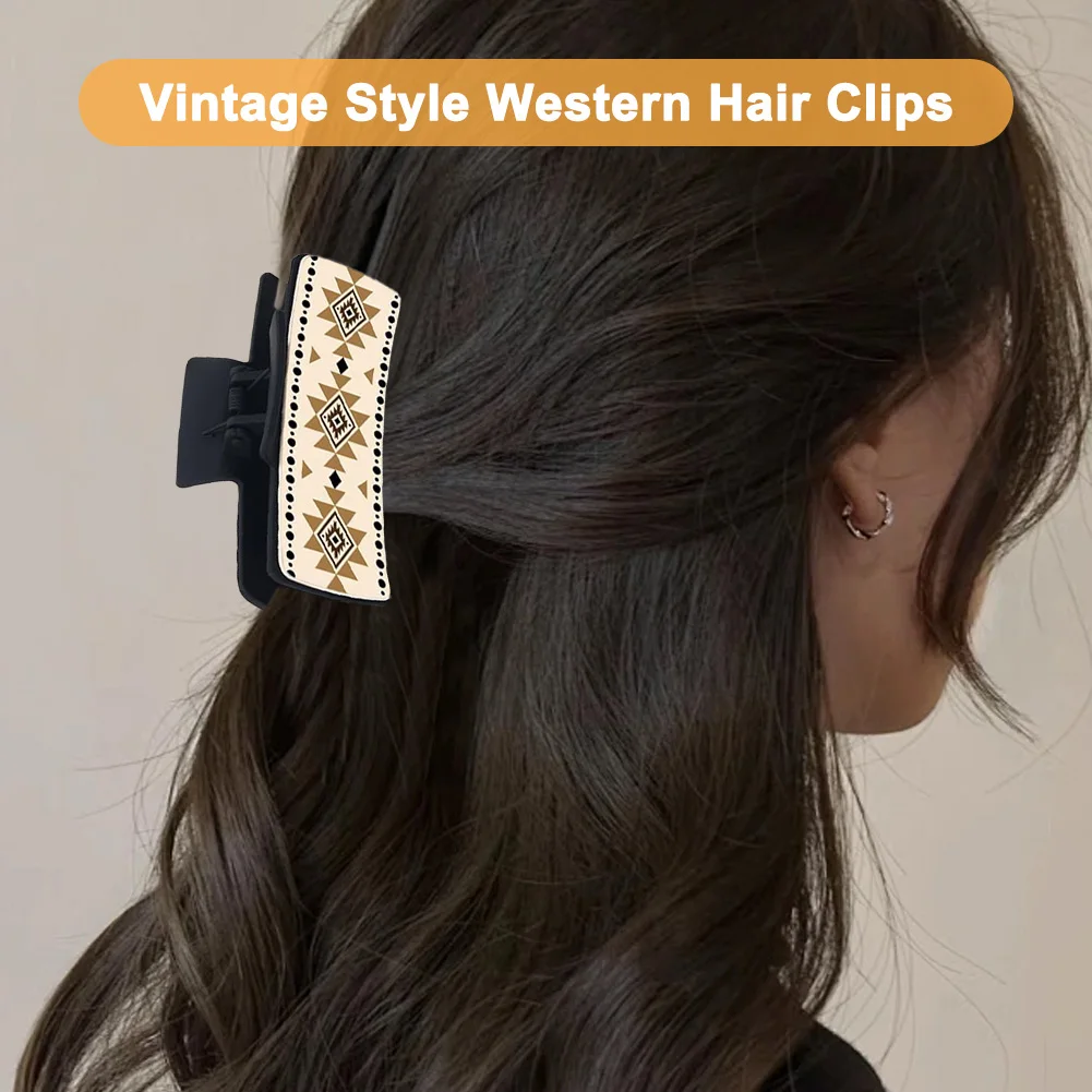 

3/4 упаковки зажимов для волос, прямоугольные зажимы для волос, нескользящие зажимы для густых тонких волос для женщин и девочек