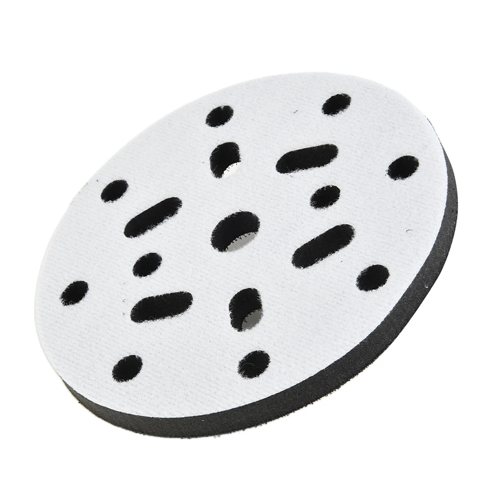 Almohadilla de interfaz de 6 pulgadas y 150mm, almohadilla de papel de lija de esponja suave de molino seco, 6 pulgadas, 17 agujeros, multifunción