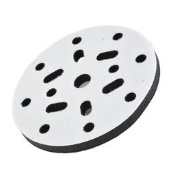 Almohadilla de interfaz de 6 pulgadas y 150mm, almohadilla de papel de lija de esponja suave de molino seco, 6 pulgadas, 17 agujeros, multifunción para almohadillas de lijado