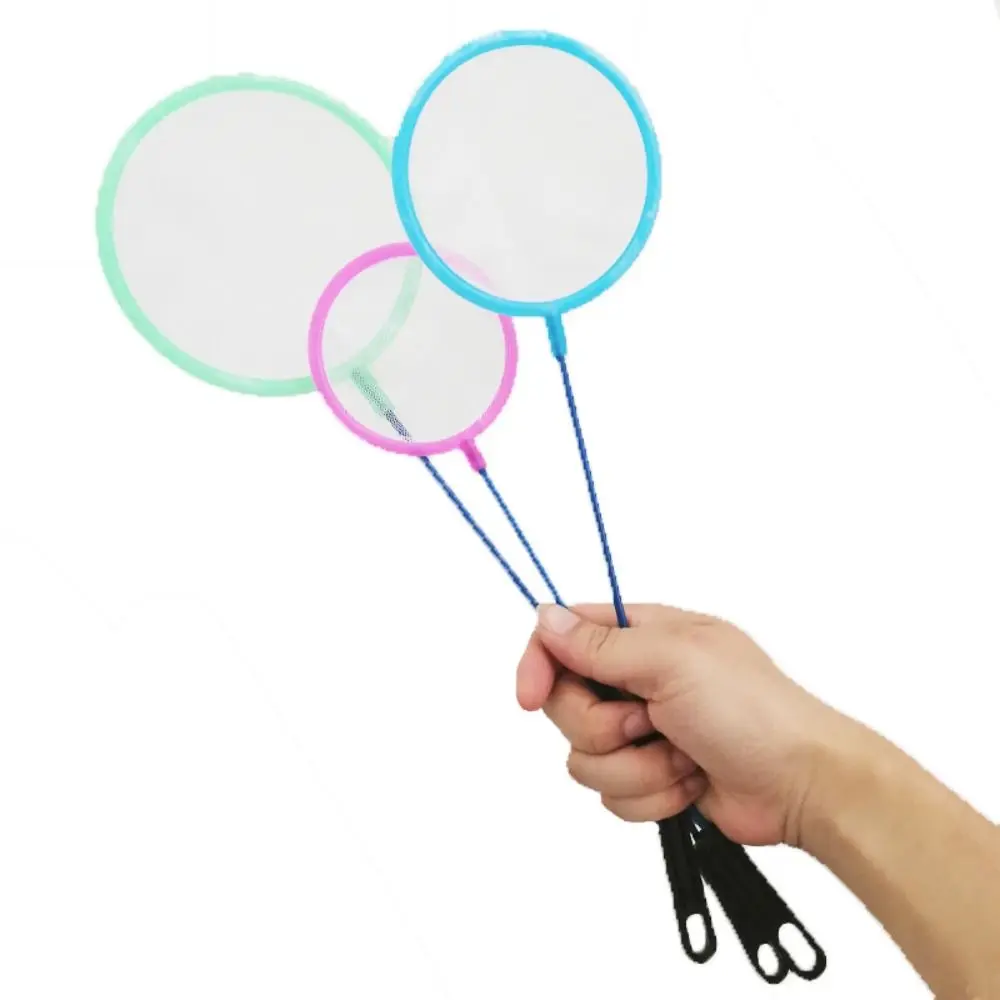 New Plastic Tiny Fish Tank Net Soft Food Residue Debris Fine Net Mesh Random Color Skimming Net Small Ponds