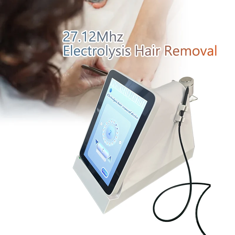 27.12MHz Electrolysis Hair Removal Machine, Permanent Epilation Device for Beauty Salon