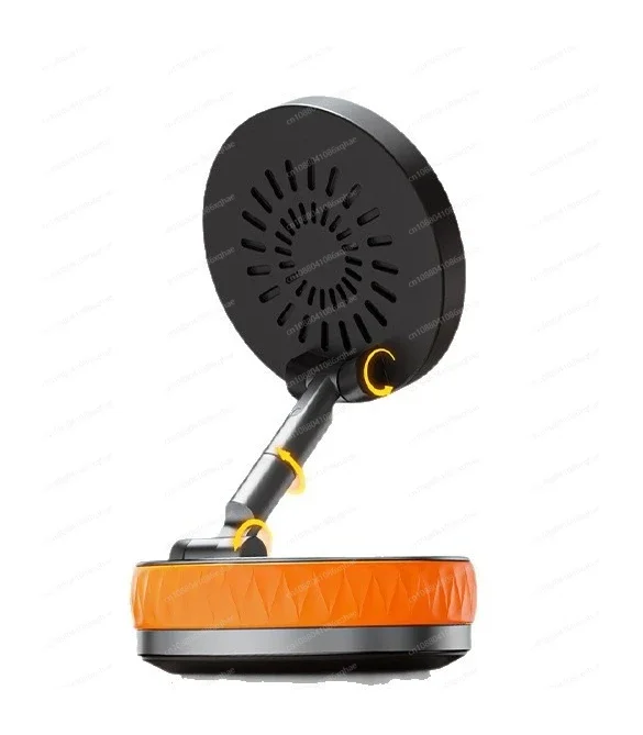 

15W Fast Wireless Charging Magnetic Car Phone Holder, Vacuum Cup Mount Zinc Alloy Navigation Stand, Type-C 9V/2A Charger