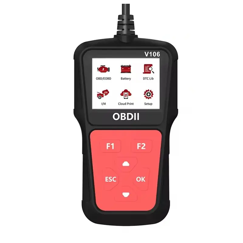A58X-V106 OBD2 Vehicle Scanner Professional Grade Multilingual Support Car Diagnostic Tool