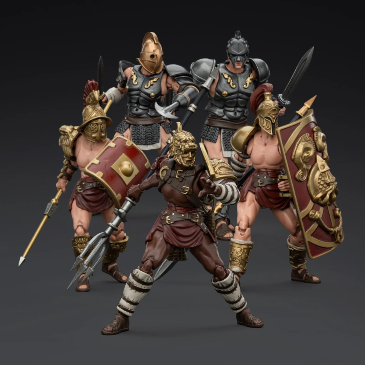 

JOYTOY Strife 1/18 Scale Roman Gladiator Hasta Gladiator Thraex Gladiator Action Figure Model Toys For Collection