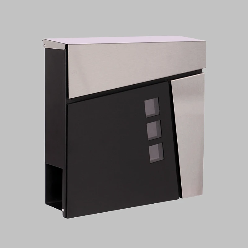 Wall-mounted modern casting sheet metal mailbox outdoor mailbox mailbox residential