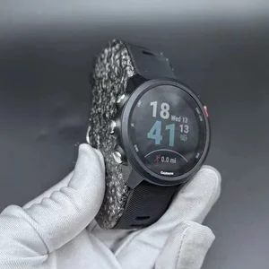 ساعة Garmin-Forerunner 245 Music Edition ، GPS ، الجري الذكي ، اختبار معدل ضربات القلب ، الرياضة الخارجية ، إصدار متعدد اللغات أفضل 10 ساعات Garmin مستعملة مبيعا - رقم 1