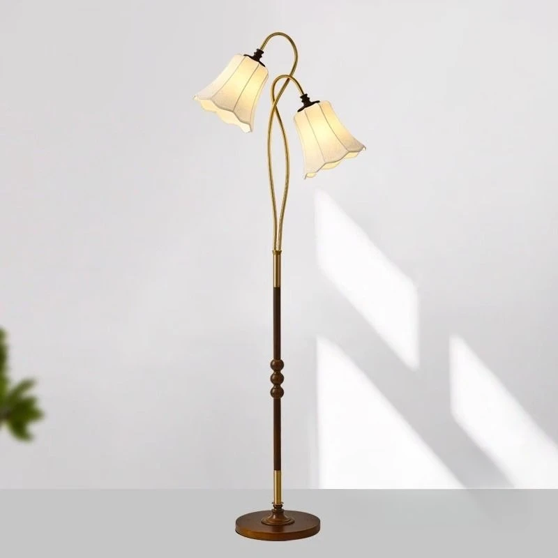 

Ретро-торшер Nanyang в стиле середины века, современный напольный светильник для гостиной, прикроватный, американский винтажный декор для дома