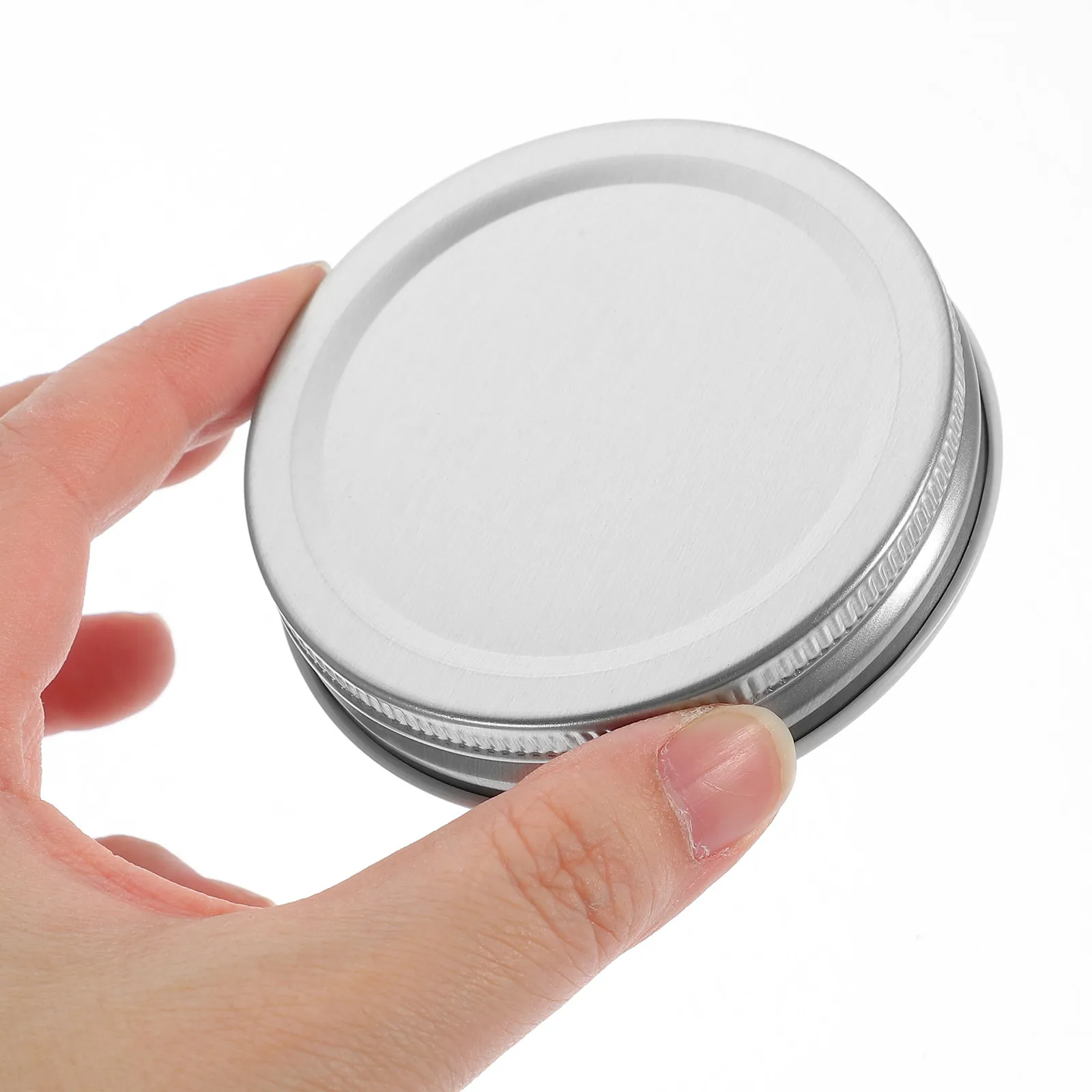 20Pcs Tinplate Jar Lids Wide Mouth Regular Mouth Reusable Leakproof Storage Caps for Canning Jams Pickles Dry Freezer