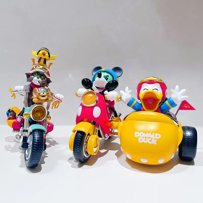 

52TOYS TOM and JERRY Retro Motorcycle Tide Play Anime Action Figure Model Cat Mouse Retro Motorcycle Full Set for Boy Gift Toys