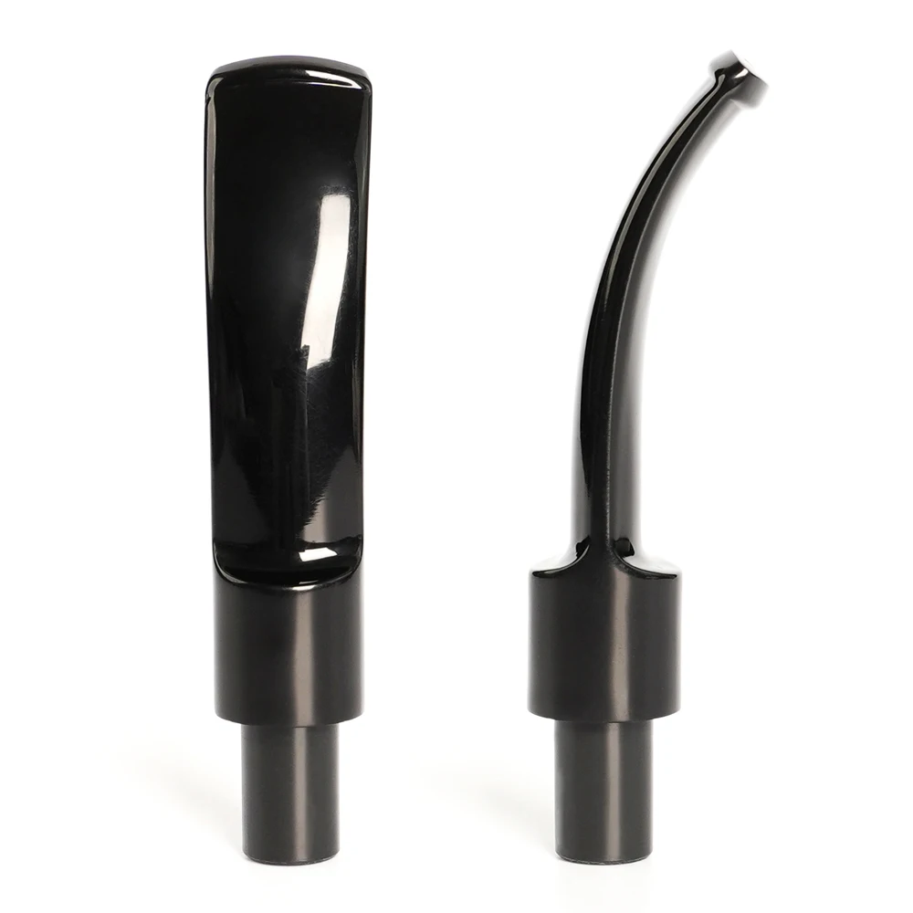 1pc Acrylic Universal Tobacco Pipe Mouthpiece Straight Stem Bent Stem Special Price For 9mm Filter Tobacco Pipe