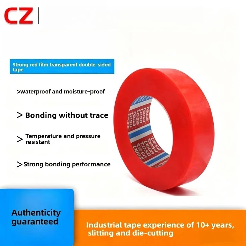 For 4965 High-Tack 0.205mm Ultra-Thin PET Film Transparent Adhesive Tape for Automotive Use Temperature-Resistant