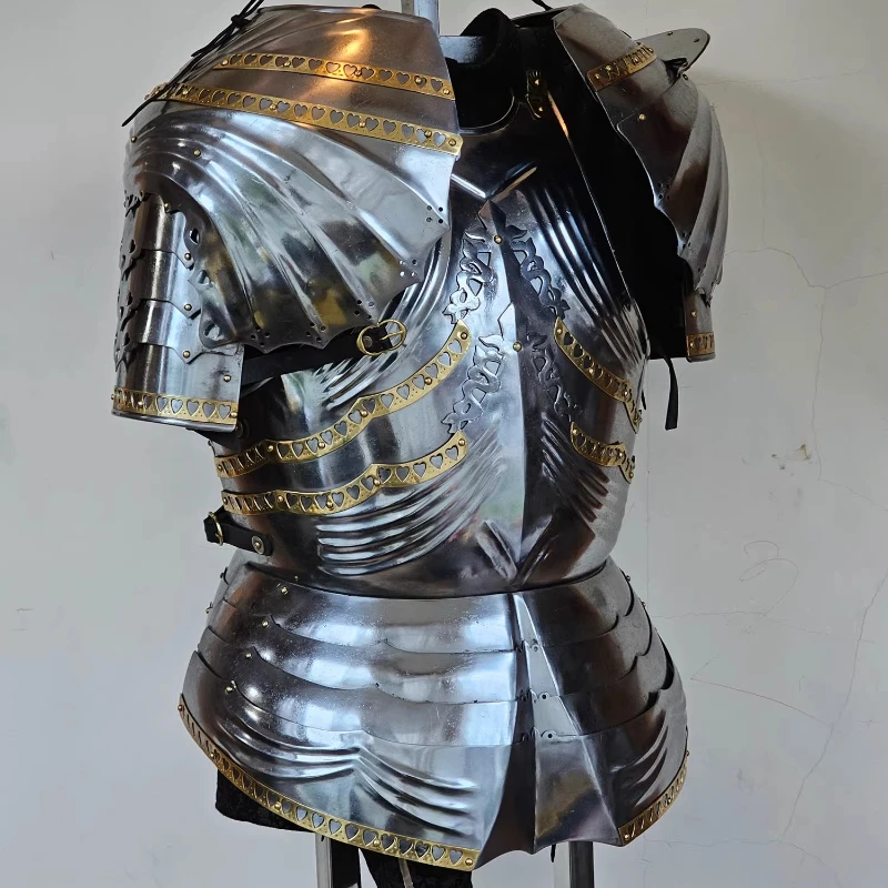 

Breastplate Shoulder Armor Set, Armor Brass Lace Plate Armor