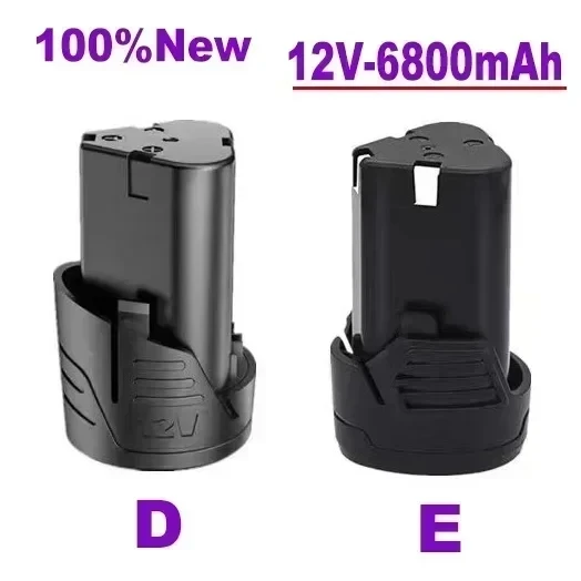 

100%.New.Universal 12V 6800mAh Rechargeable Li-ion Lithium Battery For Power Tools Electric drill Electric Screwdriver Battery