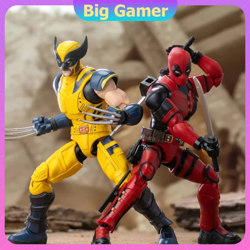 

Набор строительных блоков Marvel Heroes-Bokees Deadpool Wolverine Superman Poseable Figure, набор моделей «сделай сам» для взрослых и детей на Хэллоуин