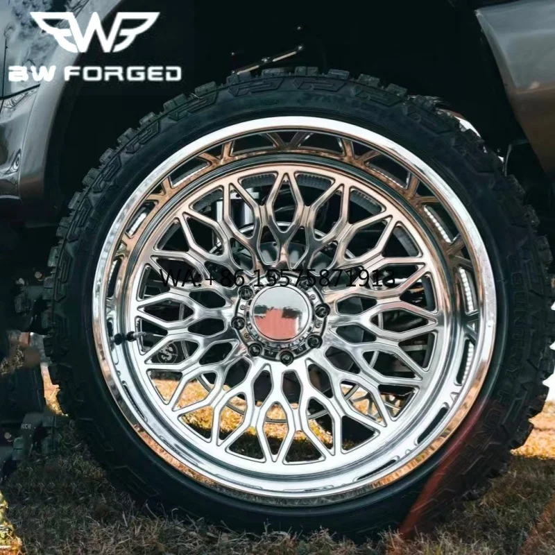 

Custom 20x10 22x12 22x14 Deep Dish Wheel 24x12 24x14 6x139.7 6x5.5 8x6.5 8x170 8x180 Truck Wheels Forged Super Single Rims