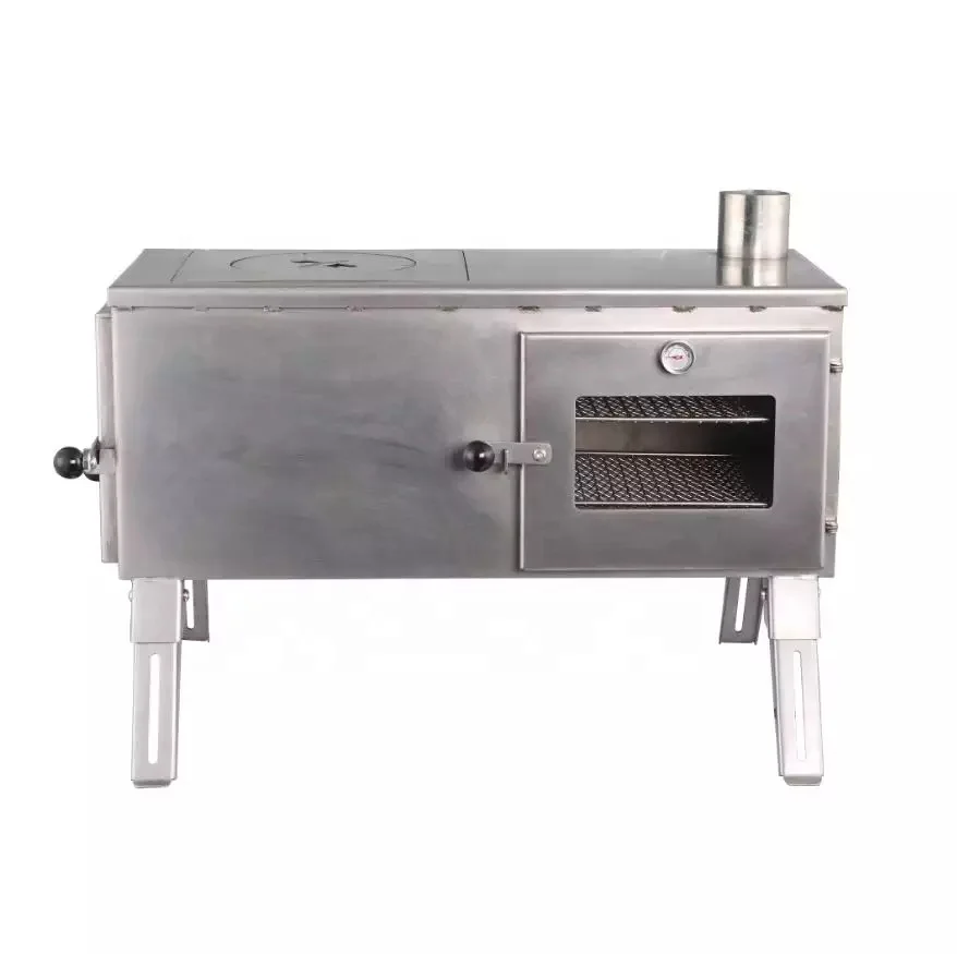 Multifunctional Stainless Steel Camping Stove for Cook Bbq Wood Tent Stove