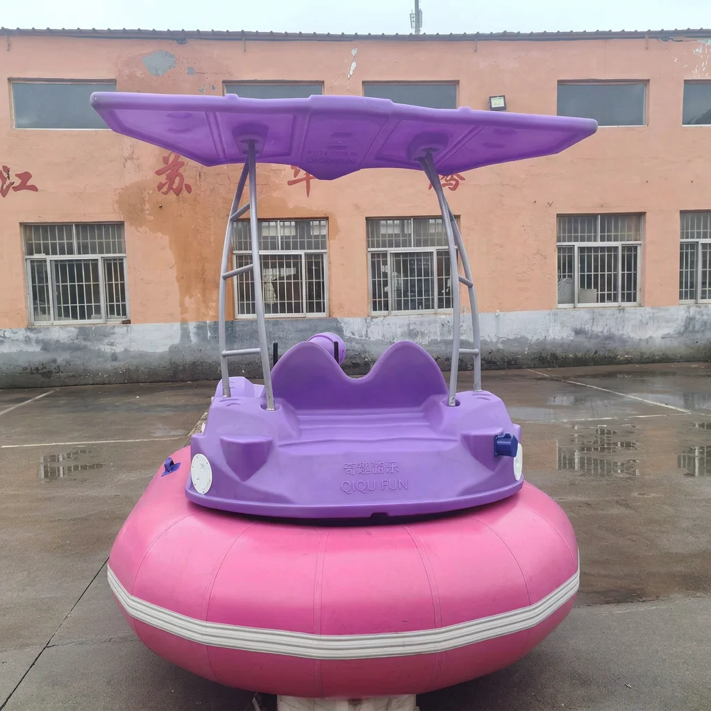 Motorized Bumper Boat Double Adults Water Equipment Pool Inflatable Electric Bumper Boat