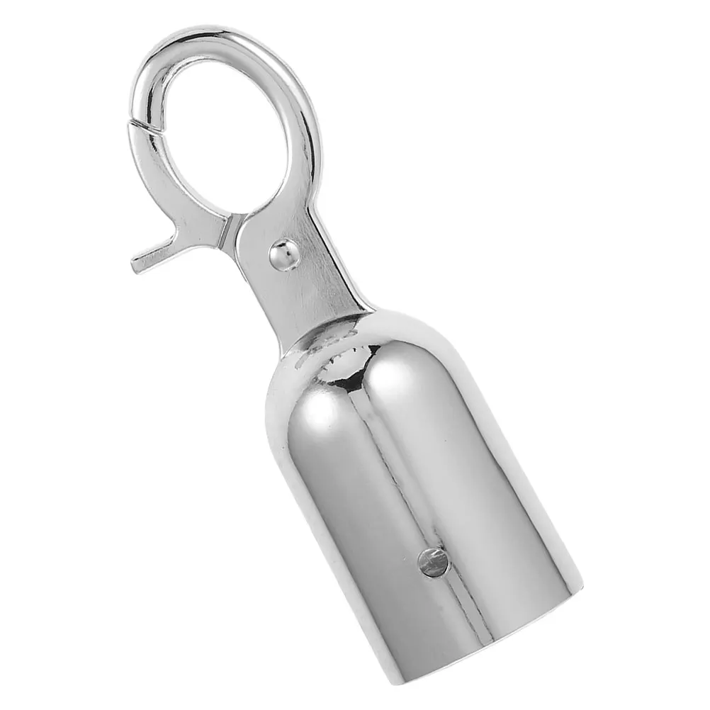 

Rope End Stopper Hooks for Banister Handrail Silver Deck Fence Post Cap Accessories Durable Stainless Steel Safety Ensured Ideal