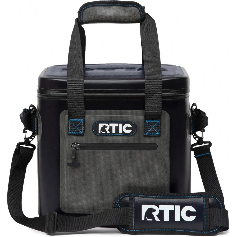 

Ultra-Tough Soft Cooler 12 Can, Insulated Bag Portable Ice Chest for Lunch, Beach, Drink, Beverage, Travel, Camping, Picnic