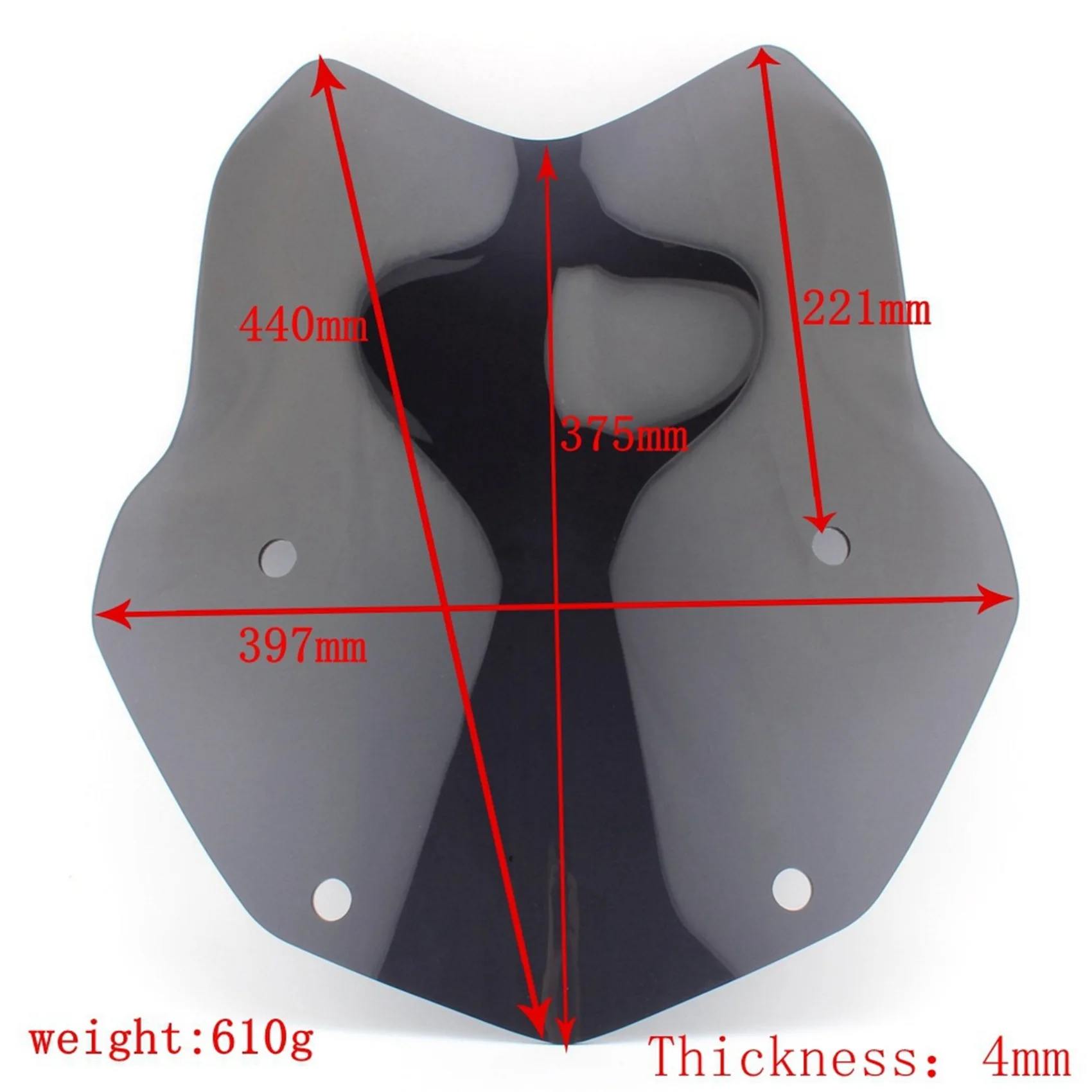 

H5-Motorcycle Windshield Wind Shield Screen Protector For BMW R1200GS R1250GS LC R1250GS ADV Adventure