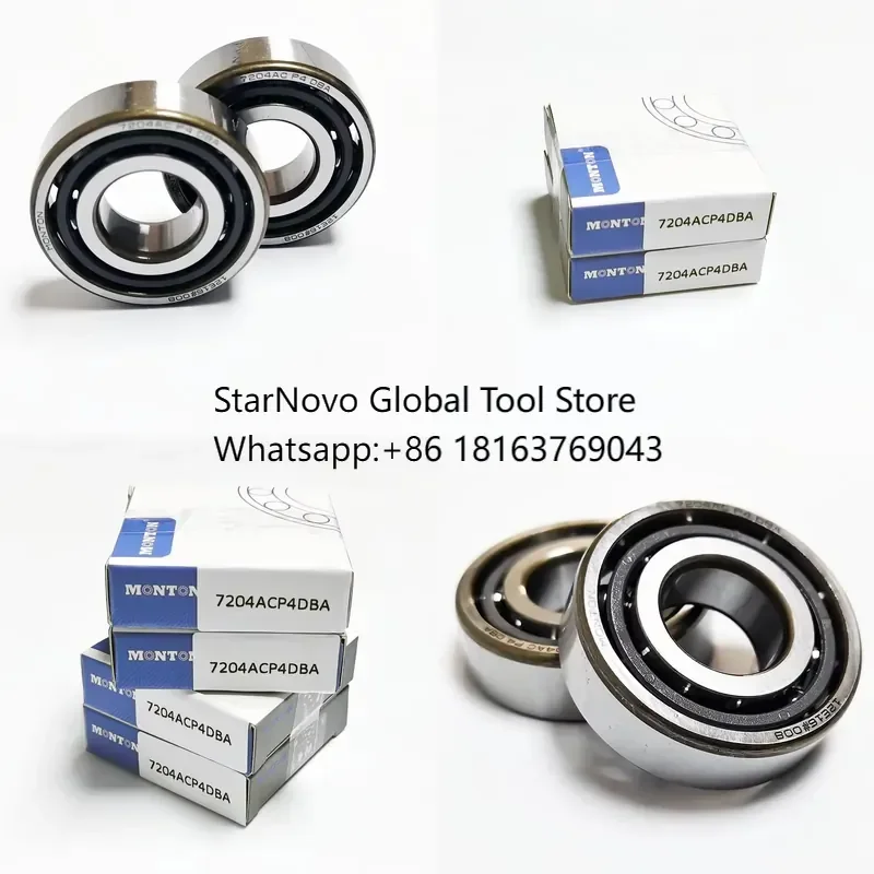2026 Hot！ High Precision Single Row Spindle Bearing Angular Contact Ball Bearing Essential CNC Machine Tool Cylindrical
