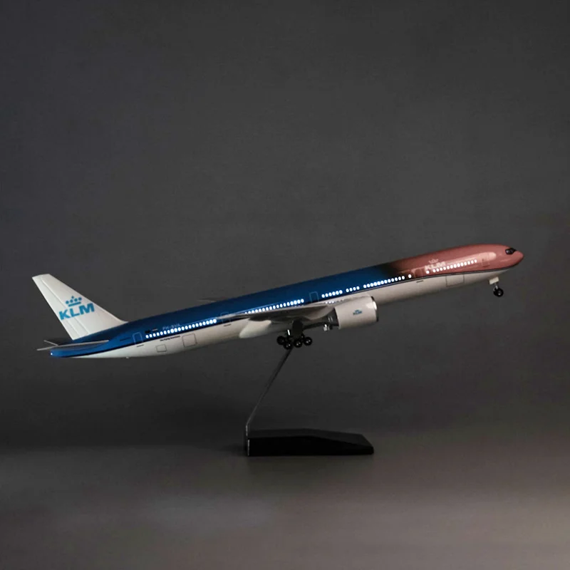 1/157 Scale Boeing B777/B747 Aircraft KLM Air Airlines Model Diecast Resin Plane Airplane Collection Display Toys Gifts Fans