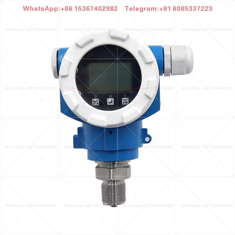 Pressure transmitter sensor with digital display 4-20mA temperature vacuum hydraulic pressure HART