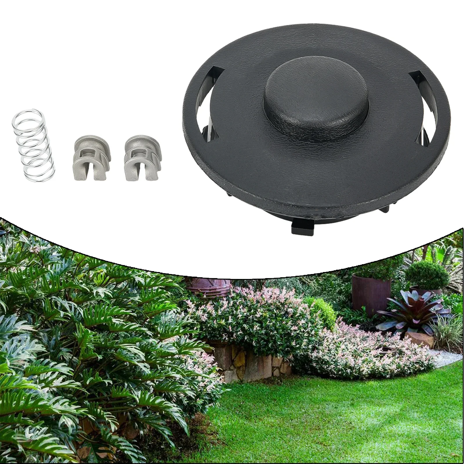Trimmer Head Rebuild Kit Includes Spool Cover Spring and Two Line Feed Eyelets for FSFor 25 through RX130 String Trimmers