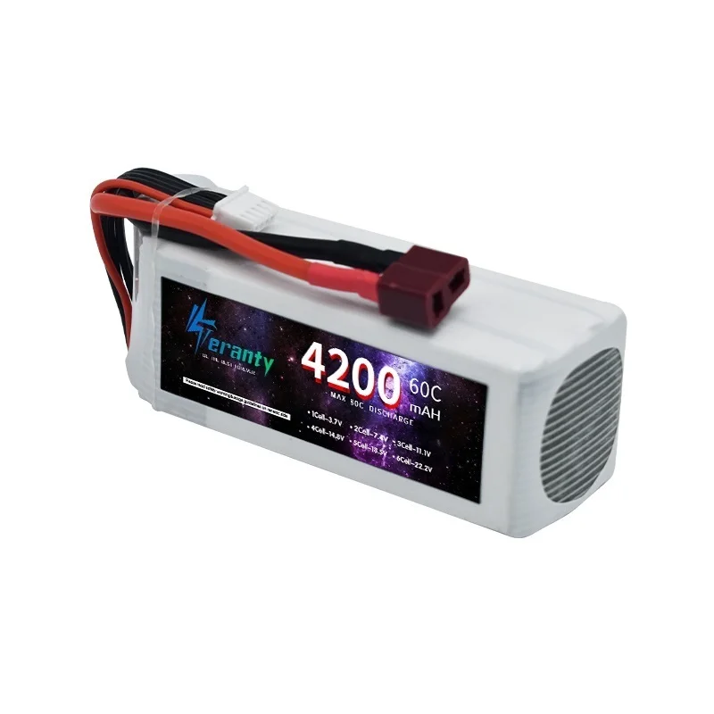 TERANTY 4S Lipo Batterij 14.8V 1800/2600/2800/3300/4200/5200/6000/6800/7800/8200/9300/10400mAh Voor RC Auto Quadcopter Vliegtuig