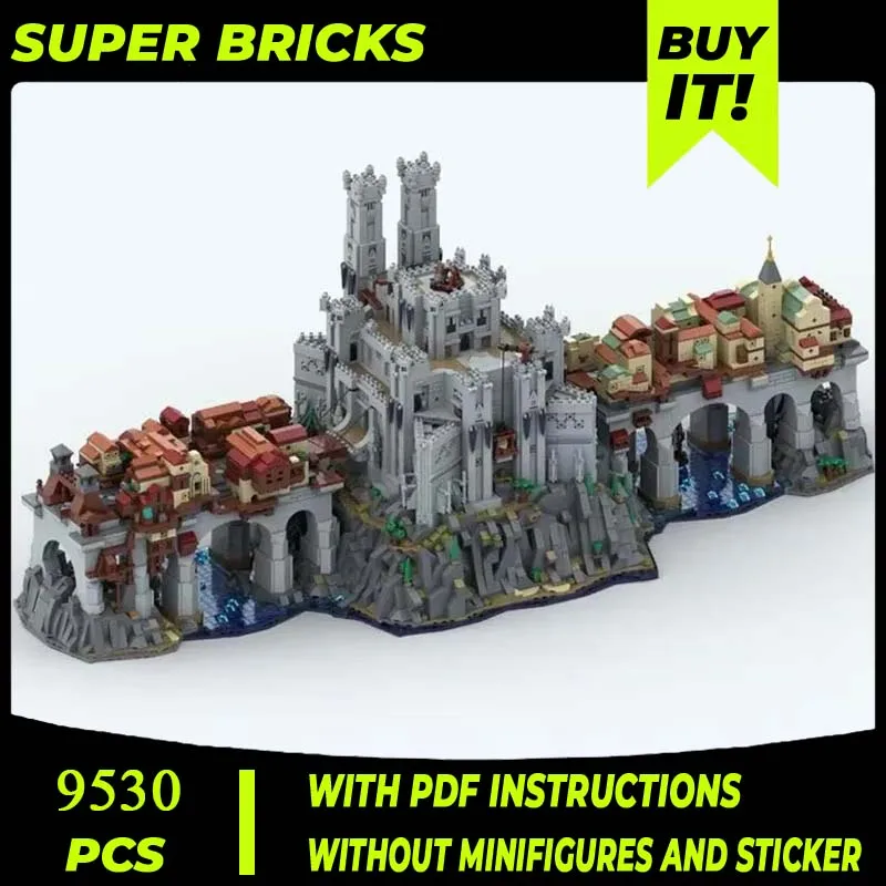 

Badu Gate Fortress Popular Game Castle Model Moc Building Bricks Technology Modular Blocks Gift Christmas Toys DIY Sets Assembly