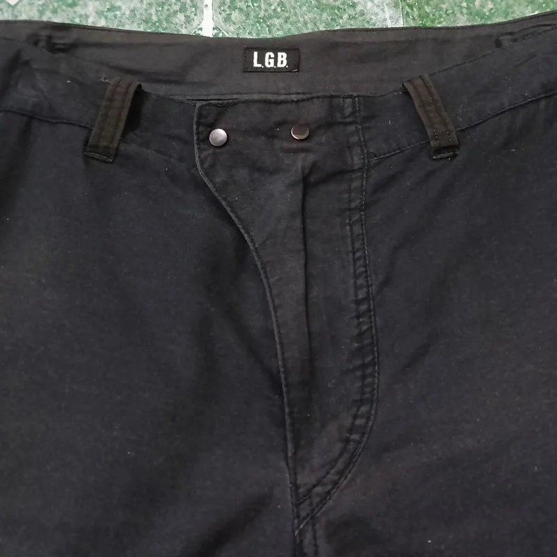 HKSH Spring Summer New Men Tide Dark Chic Ins Vintage Visual Waste Land Style Pioneer Pocket Casual Shorts Unisex Capris HK25057